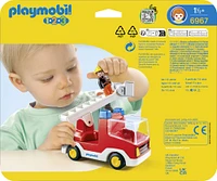 Playmobil - Camion de pompiers avec échelle pivotante