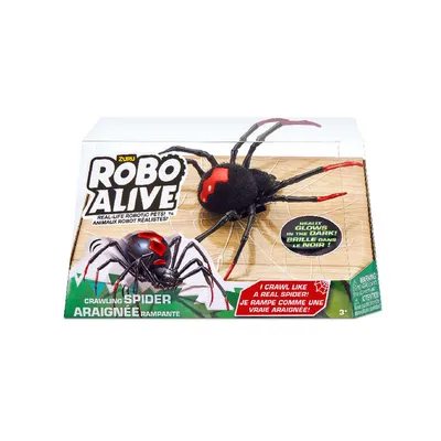 Robo Alive Crawling Spider Glow In the Dark Robotic Toy by ZURU