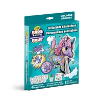 Ensemble d'activités de personnages gonflables Crayola POPS 3D, Licornes