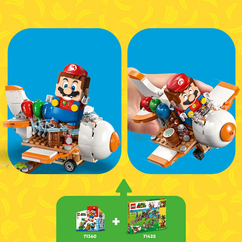 LEGO Super Mario Ensemble d'extension La course en wagon de Diddy Kong 71425 (1 157 pièces)