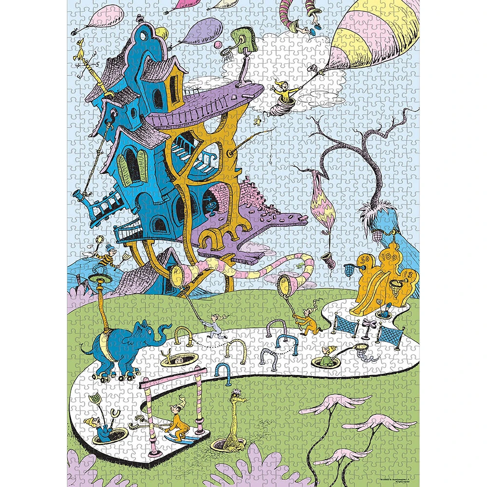 USAopoly Dr. Seuss "Oh, the Places You'll Go!" Casse-Tête De 1,000 Pièces - Édition anglaise