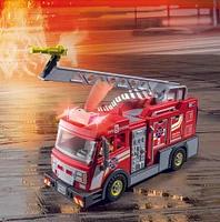 Playmobil - Camion de pompiers avec grande échelle