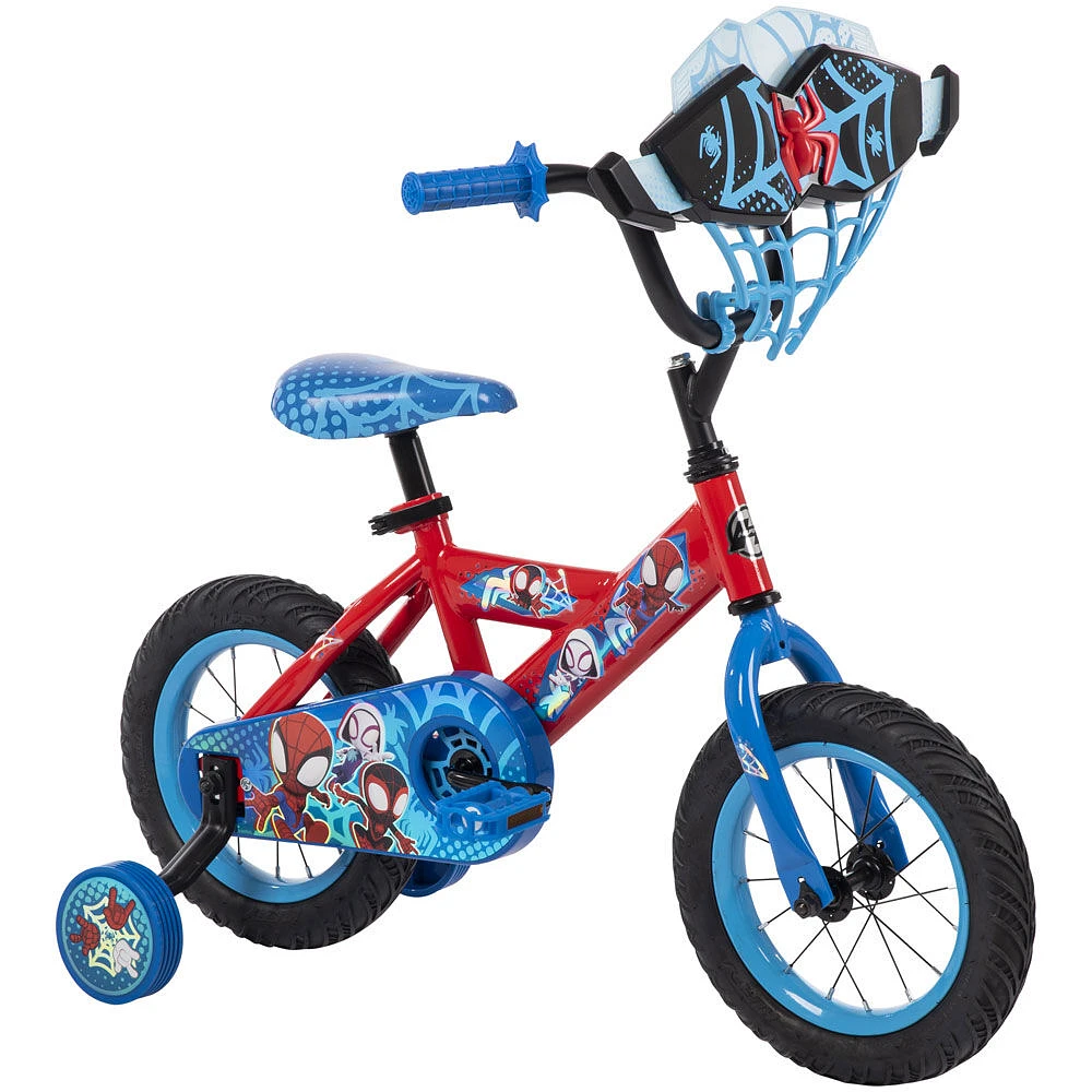 Marvel Spidey and His Amazing Friends 12-inch Bike from Huffy, Red and Blue - R Exclusive