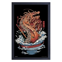 11X17 Tirage encadré-Ilustrata-Dragon Ramen