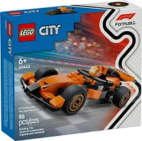 LEGO City F1 Driver with McLaren Race Car Toy - Model Car Building Toy Kit for Boys and Girls - 60442