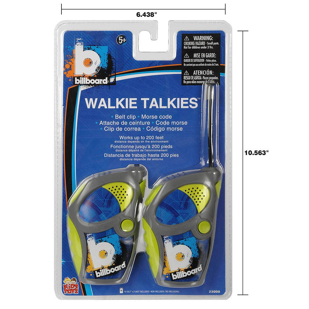 Billboard Sports Walkie Talkies