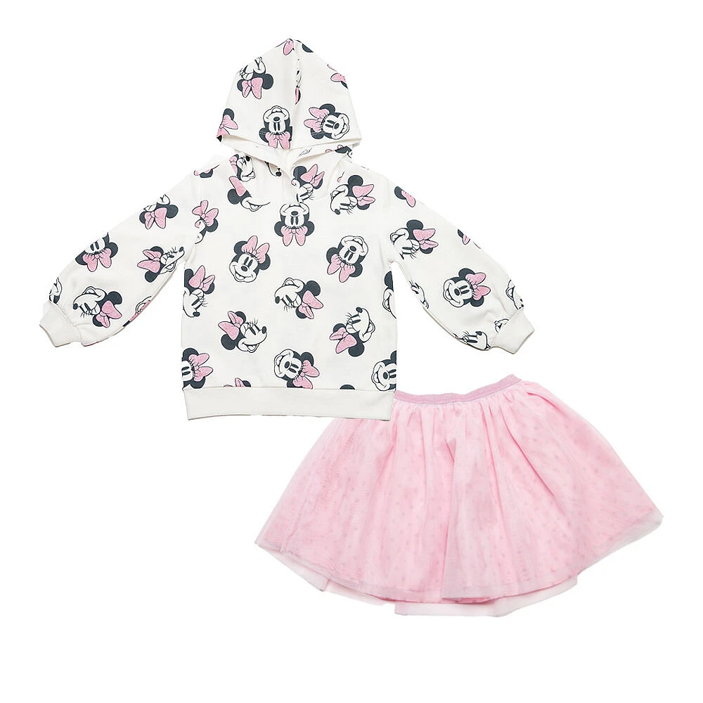 Disney Minnie Mouse - 2 Piece Combo Set - Off White and Pink