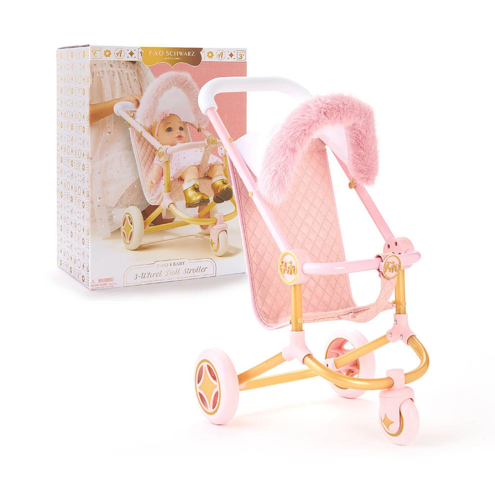 F.A.O Schwarz Baby 3-Wheel Doll Stroller - R Exclusive