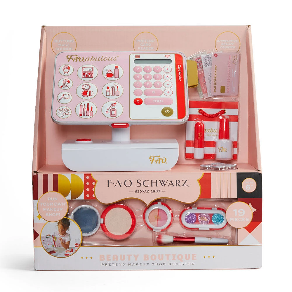 F.A.O. Schwarz - Toy Pretend Play Makeup Shop 19pc - R Exclusive