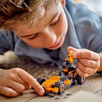 LEGO City Le pilote de F1 avec la voiture de course McLaren, ensemble de construction de véhicule miniature pour enfants 60442