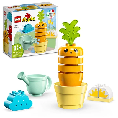 LEGO DUPLO My First Growing Carrot 10981 Building Toy Set (11 Pieces)