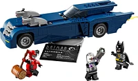 LEGO DC Batman: Batman with the Batmobile vs. Harley Quinn & Mr. Freeze, Buildable Batmobile Toy, 76274