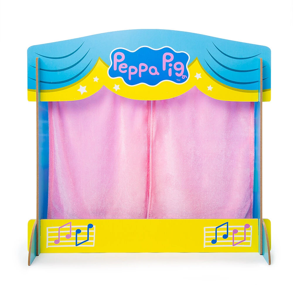 Théâtre Maison De Jeu Peppa Pig Avec 2 Marionnettes