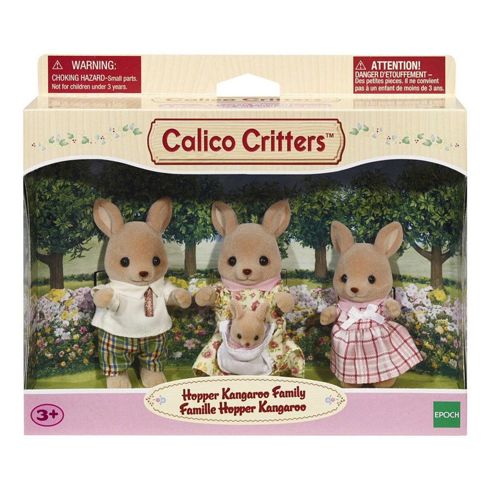 Calico Critters Hopper Kangaroo Family