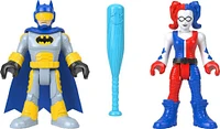 Imaginext DC Super Friends Batman Figure Set with Harley Quinn and Color-Changing Action