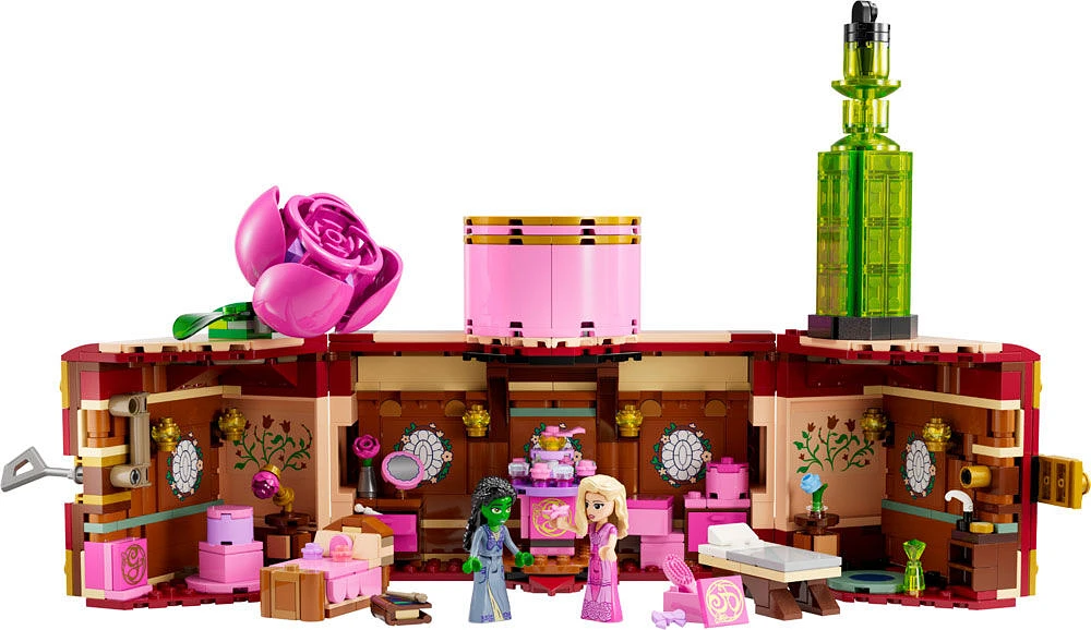 LEGO Wicked Glinda & Elphaba's Dormitory Collectible Toys, Kids Witch Toys with Mini Glinda Doll, 75683