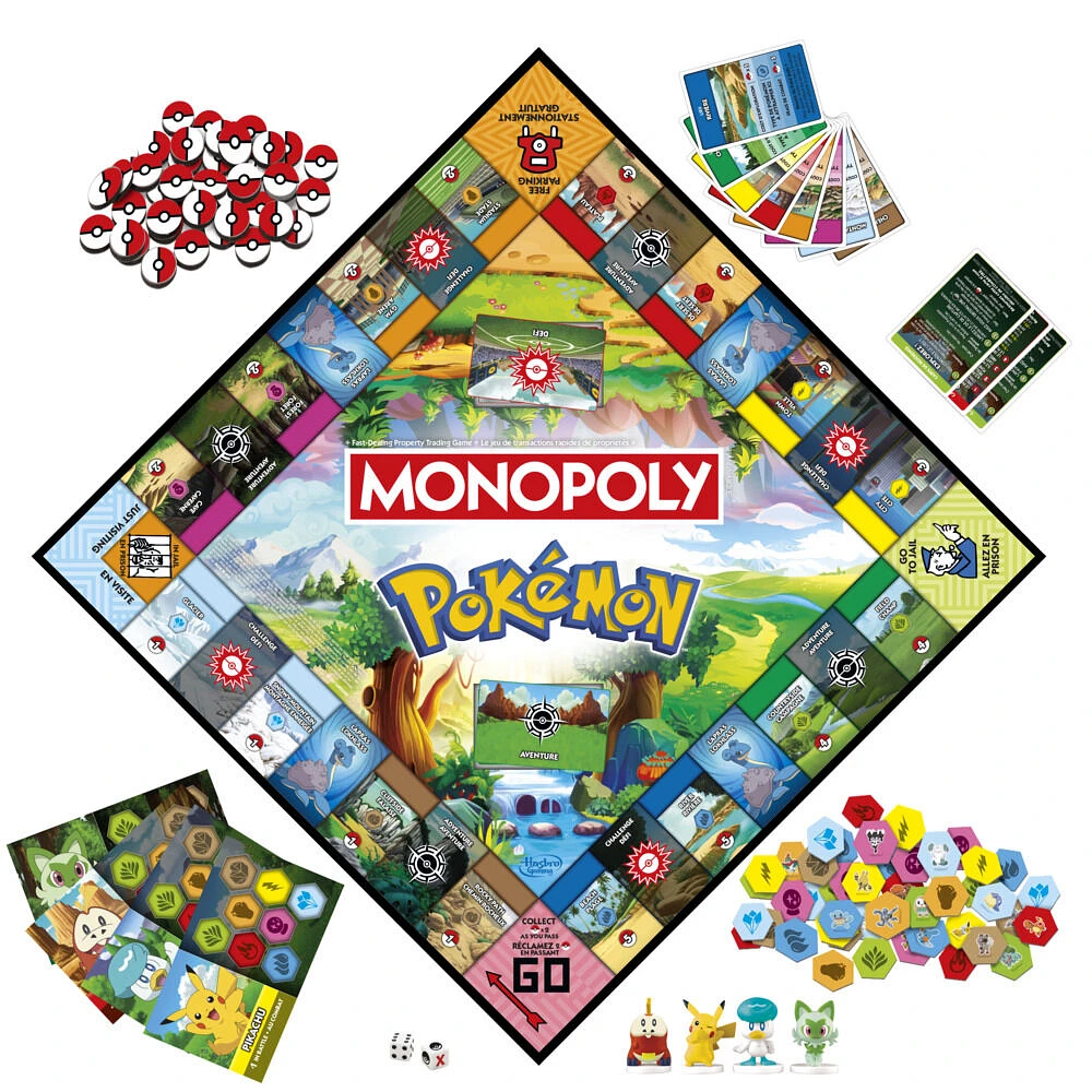 Monopoly édition Pokémon, jeu de plateau