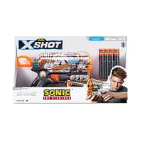 Zuru X-Shot Skins Flux Blaster Mega Sonic Skin