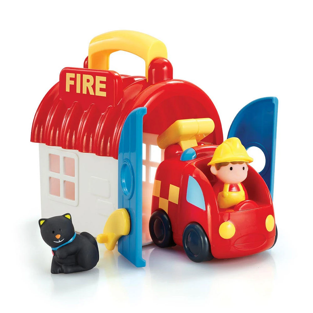 Happyland Take and Go Fire Station - Édition anglaise - Notre exclusivité