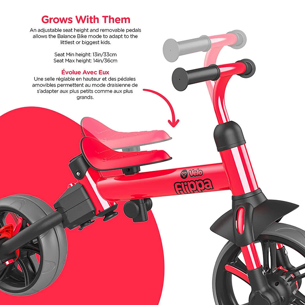 Yvolution Velo Flippa 3in1 Trike to Balance Bike