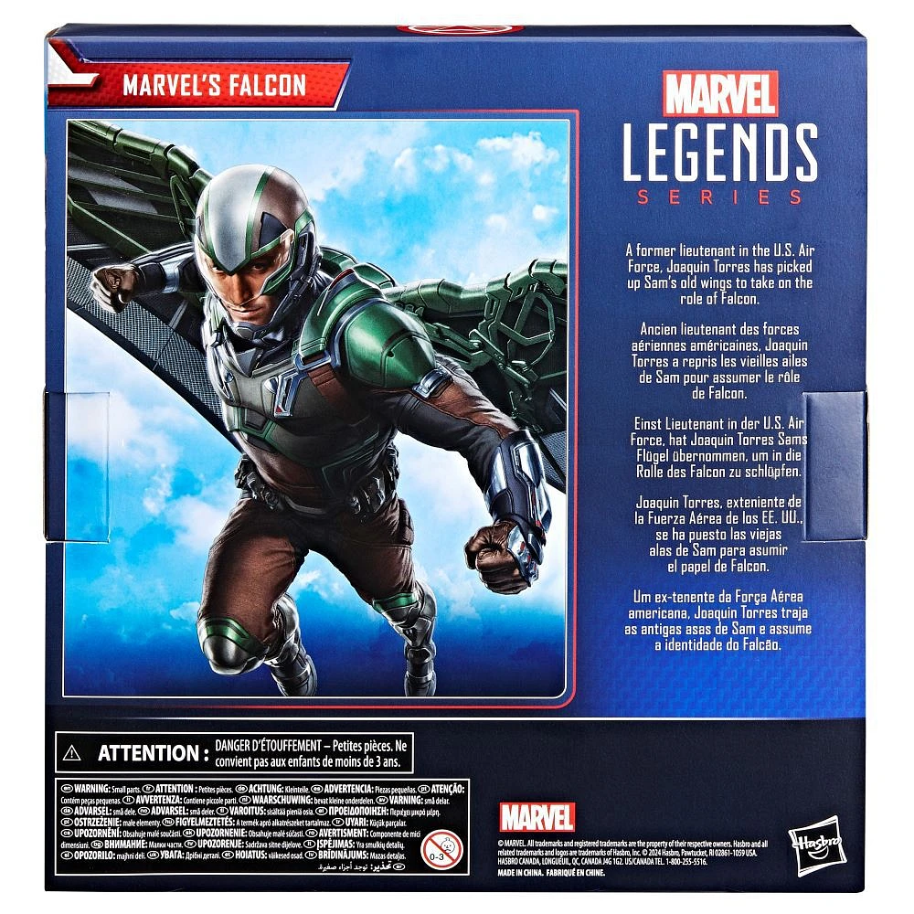 Marvel Legends Series Falcon, Captain America: Brave New World, figurine deluxe de 15 cm