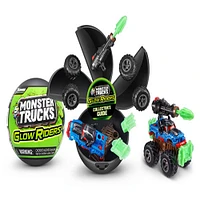 Zuru 5 Surprise Monster Trucks Glow Riders Series 2 Mystery Collectible Capsule (Styles May Vary)