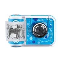 VTech KidiZoom PrintCam, appareil photo numérique haute définition pour photos et vidéos, impressions instantanées, caméra selfie à rabattre