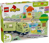 LEGO DUPLO Town Interactive Adventure Train Set - Learning Train Toy Playset with Lights and Sounds - 10427