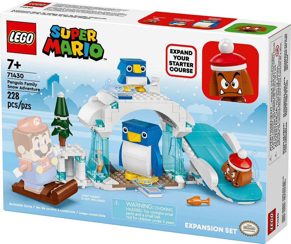 LEGO Super Mario Ensemble d'extension Aventure dans la neige pour la famille Pingouin