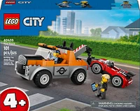 LEGO City Le remorquage et la réparation de la voiture de sport Ensemble de jouet 60435