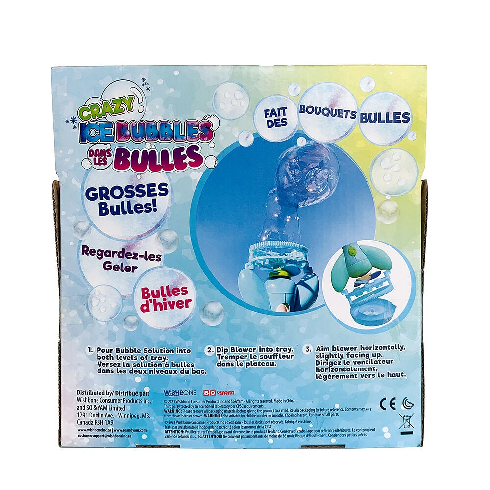 Crazy Ice Bubbles - Green Bubbles in Bubbles Blower - 3.5oz bottle