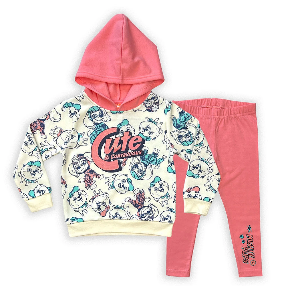 Paw Patrol Ensemble 2Pc Sweat À Capuche/Legging - Blanc Cassé