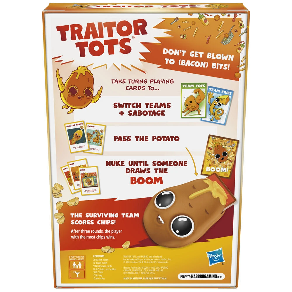 Traitor Tots, jeu de cartes de groupe pour familles et adultes - Édition anglaise