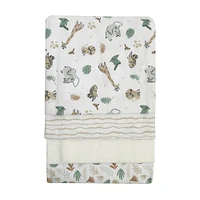 Koala Baby 4 pack Flannel Receiving Blankets Safari