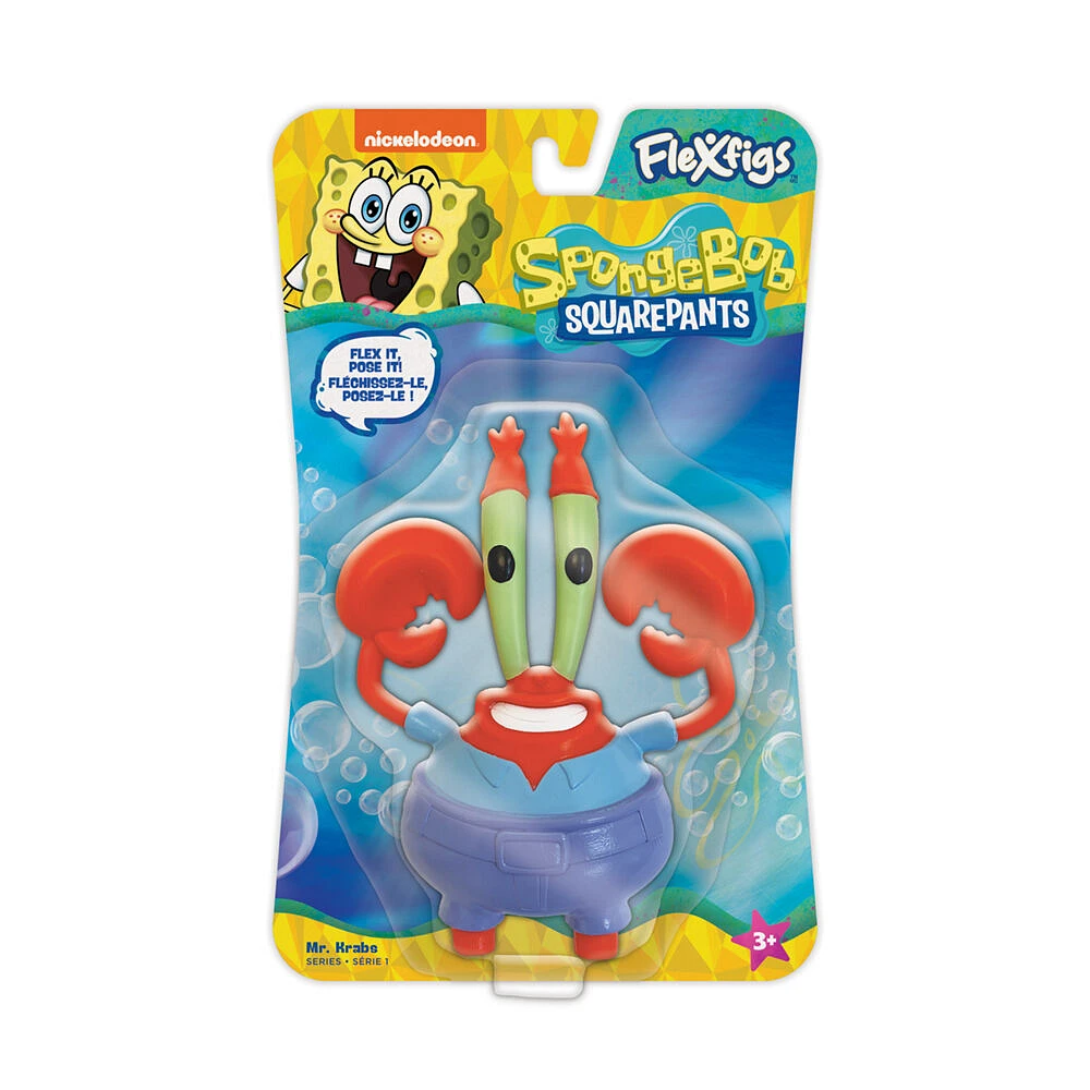 Flexfigs - 1 Pack - Spongebob - Mr. Krabs