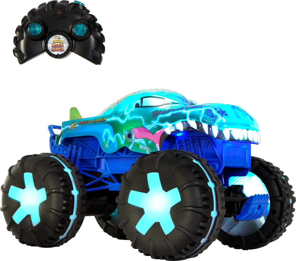 HotWheels Monster Trucks-Mega-Wrex-Véhicule télécommandé échelle 1/15