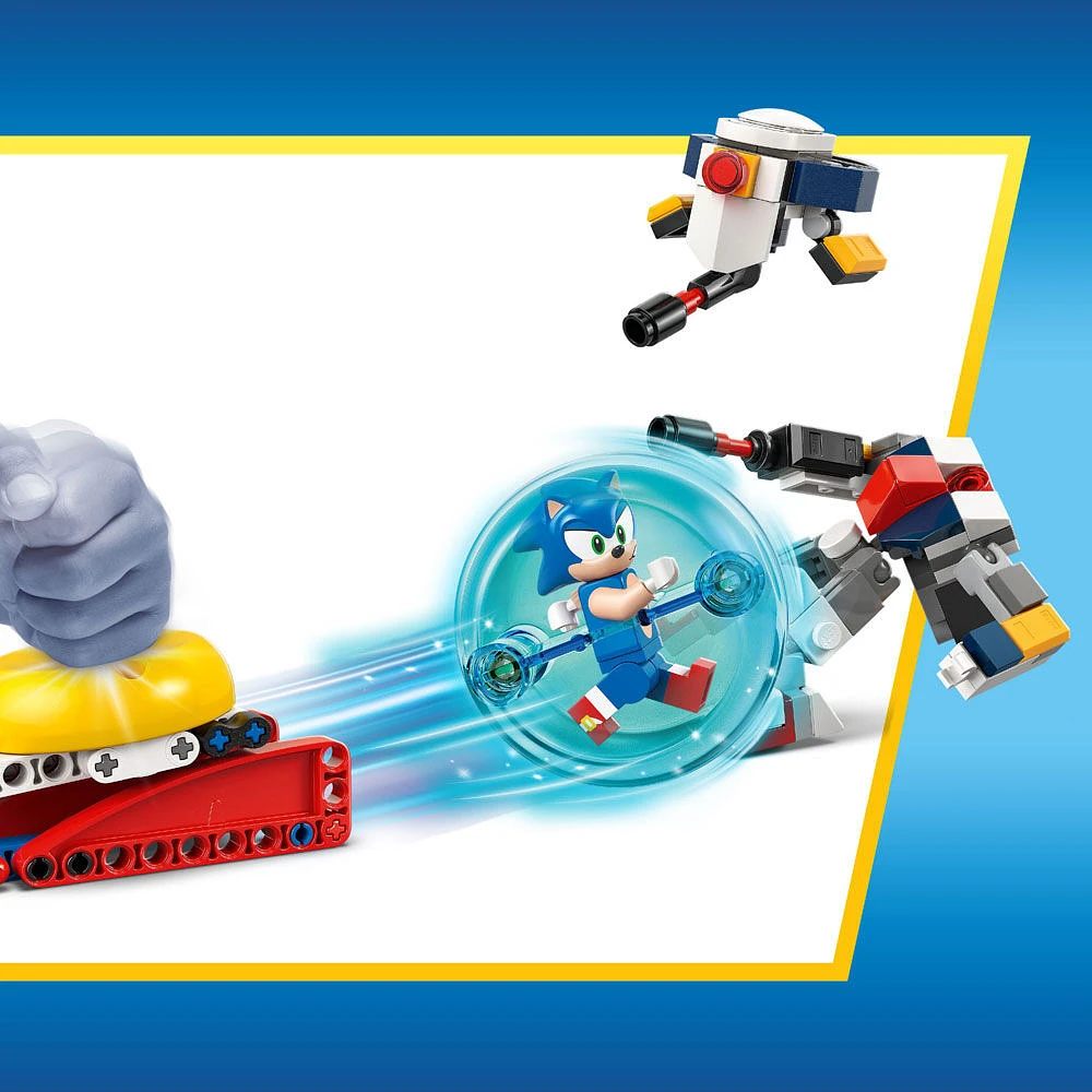 LEGO Sonic the Hedgehog : La bataille près du feu de camp de Sonic, Jouet de jeu vidéo à collectionner pour garçons et filles 77001