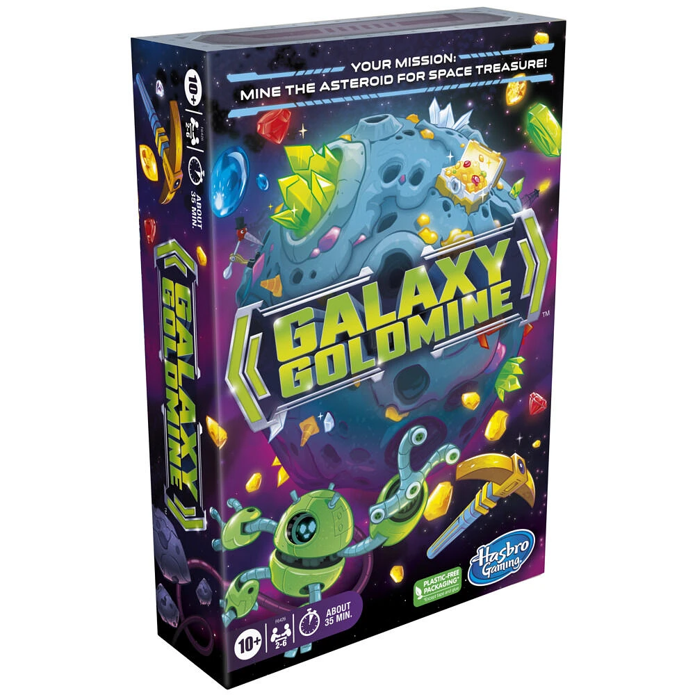 Galaxy Goldmine Game, Family Strategy Card Games for Kids, Teens, and Adults, Fun Family Card Games for 2-6 Players