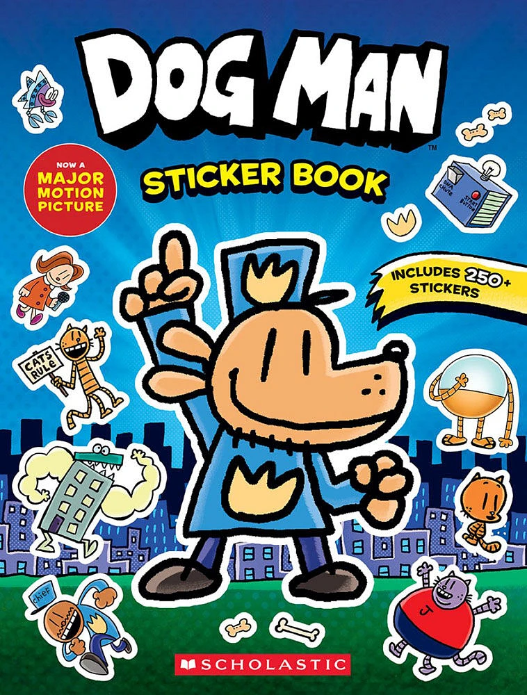 Dog Man: Official Sticker Book - Édition anglaise