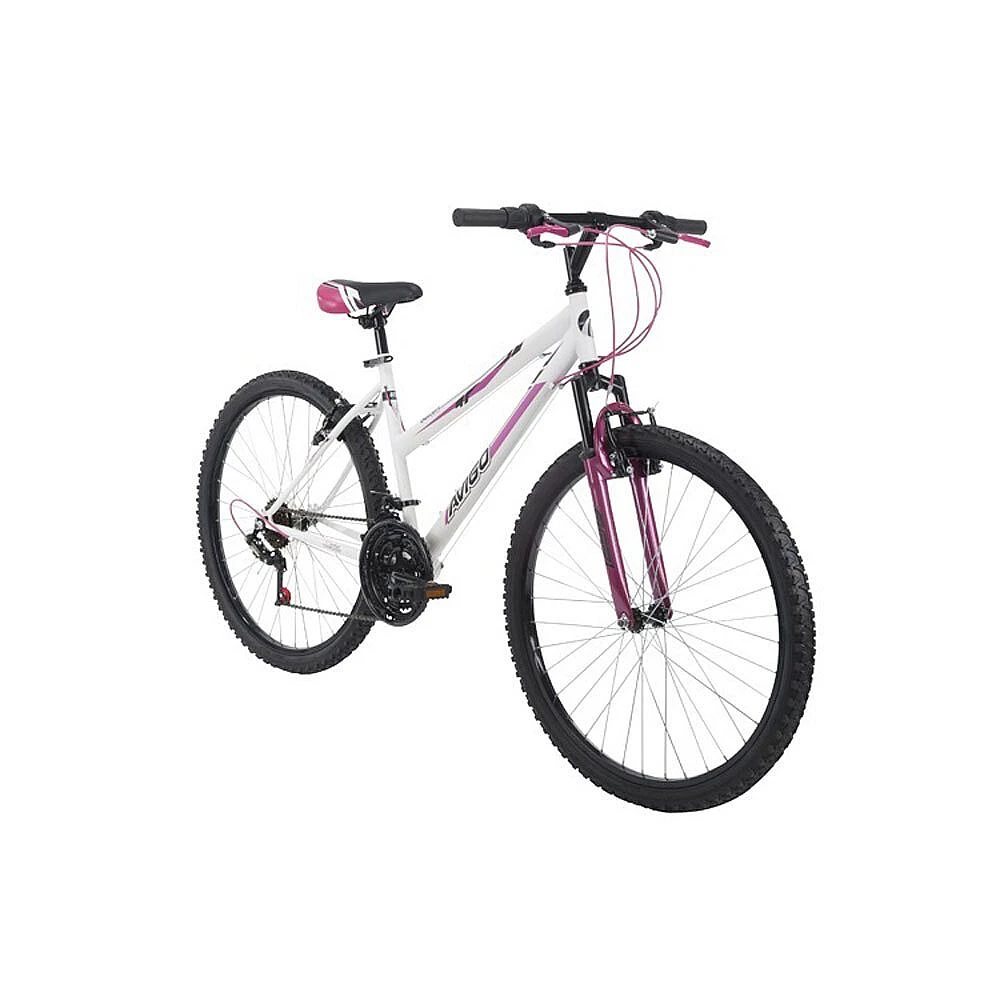 Avigo Descent Bike - White & Pink - 26 inch