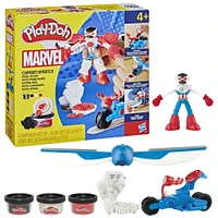 Play-Doh Marvel Captain America Moto-Slicer Playset