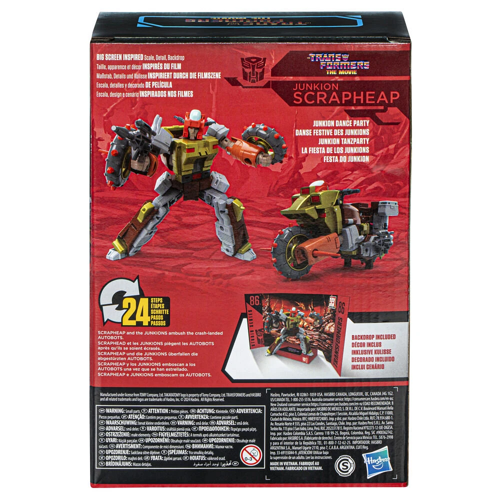 Transformers Studio Series Voyager The Transformers: The Movie 86-24 Junkion Scrapheap Action Figure