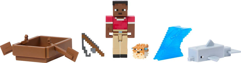 Minecraft Figurine Sailor Zuri et accessoires 2-Pack, 3.25-inch Scale Collectible Sets