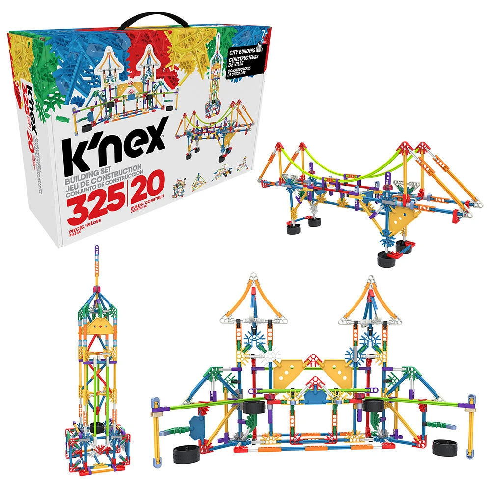 K'NEX Classics 325 piece/ 20 Model City Builders Building Set