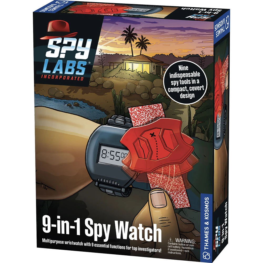 Spy Labs : Montre Espion 9-en-1 - Édition anglaise