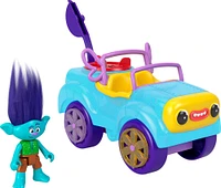 Imaginext DreamWorks Trolls Branch Figure and Buggy Toy Car with Projectile Launcher, 4 Pieces - R Exclusive