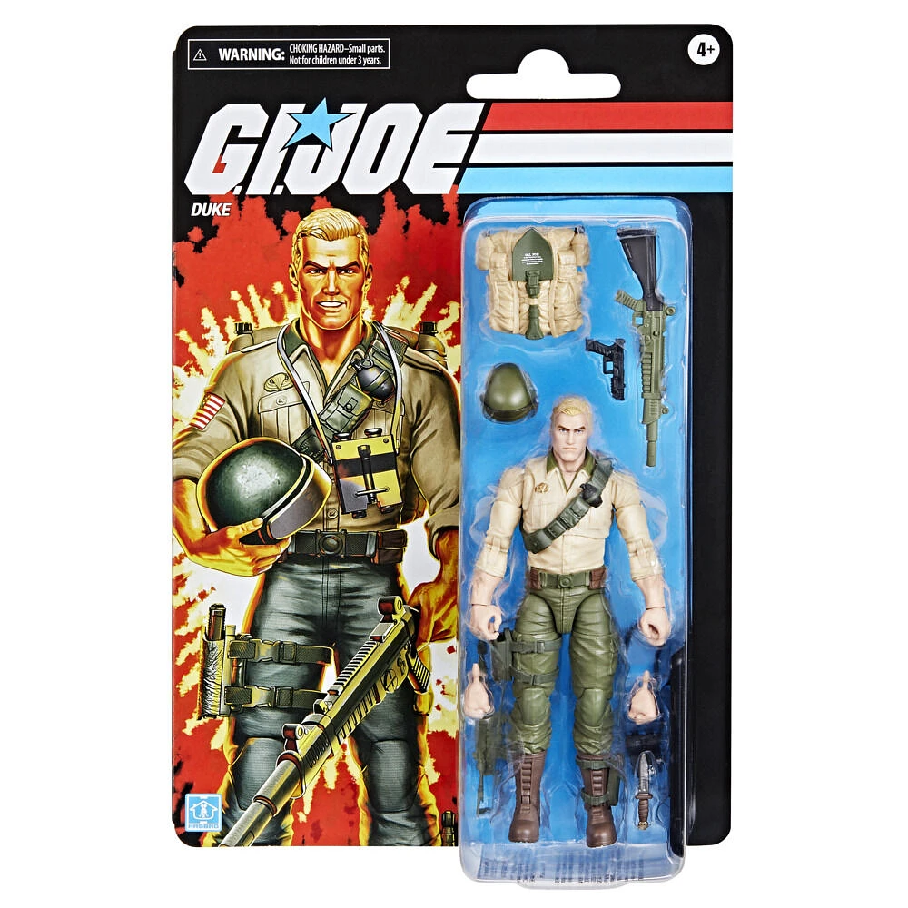 G.I. Joe Classified Series Retro Cardback, Duke Action Figure