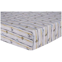 Sammy & Lou 2-Pack Microfiber Fitted Crib Sheet Set  - Zambia