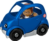 Fisher-Price Little People véhicule électrique jouet voiture et figurine pour tout-petits, 2 pièces