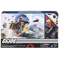 G.I. Joe Classified Series Python Patrol Tele-Viper & Cobra Flight Pod (Trubble Bubble) Vehicle, 98, With 12 Accessory Pieces - R Exclusive